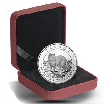 2014 $20 Silver Proof Artic Fox Coin